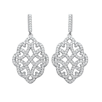 Pretty Lattice Earrings - Fifi Ange